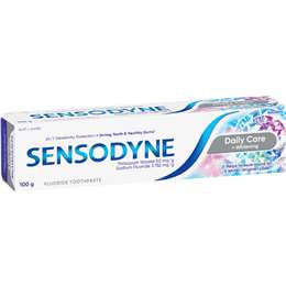 Sensodyne Daily Care and Whitening Sensitivity Toothpaste 100g