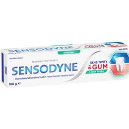 Sensodyne Sensitivity and Gum Extra Fresh Toothpaste 100g