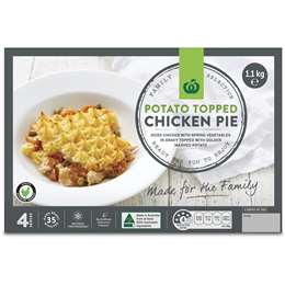 Woolworths Family Selection Potato Topped Chicken Pie