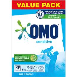 OMO Laundry Powder Sensitive Front & Top Loader