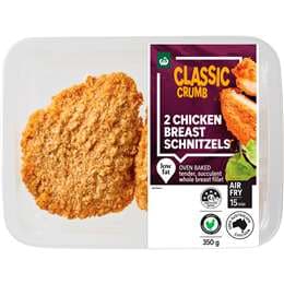 Woolworths Oven Baked Chicken Breast Schnitzels