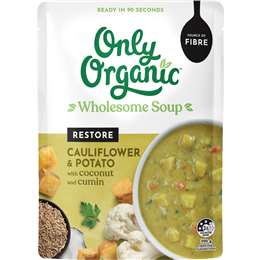 Only Organic Restore Wholesome Soup Cauli Potato Coconut & Cumin