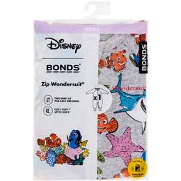 Bonds Disney Nemo Zip Wondersuit Grey Size 0 Each