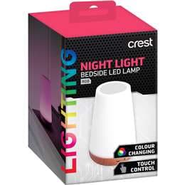 Crest Night Light Bedside Lamp each