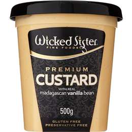 Wicked Sister Premium Custard Madagascan Vanilla Bean 500g