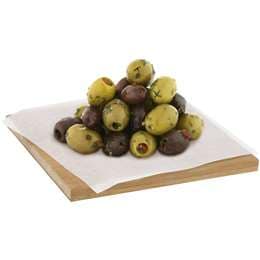 Woolworths Olives Pitted Mediterranean per 100g