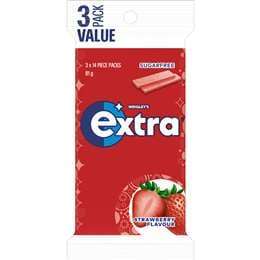 Extra Strawberry Sugar Free Chewing Gum 14 Pieces