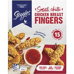 Steggles Sweet Chilli Chicken Breast Fingers 400g | Woolworths