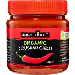 Just Foods Organic Crushed Chilli 