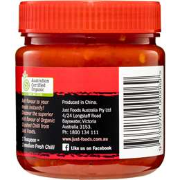 Just Foods Organic Crushed Chilli 