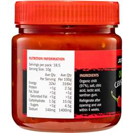 Just Foods Organic Crushed Chilli 