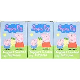 Peppa Pig Sultanas Yoghurt Coated