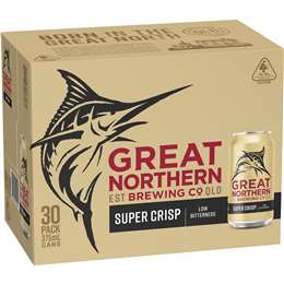 Great Northern Brewing Co Super Crisp Lager Cans