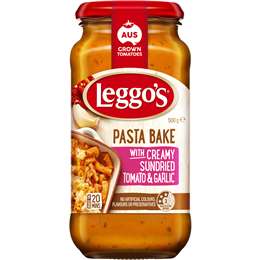 Leggo's Creamy Sundried Tomato & Garlic Pasta Bake Sauce