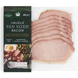 Woolworths Smoked Bacon Pan Sized