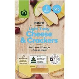 Woolworths Cheese & Crackers Light Tasty