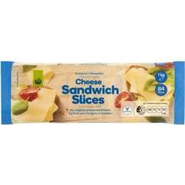 Woolworths Sandwich Cheese Slices product image
