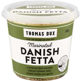 Thomas Dux Marinated Danish Fetta Herb & Garlic
