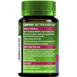 Cenovis Cranberry 30,000 Capsules For Women's Health