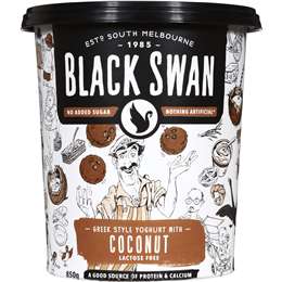 black swan yoghurt woolworths