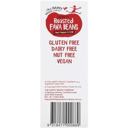 The Happy Snack Company Roasted Fava Beans Red Pepper & Chilli