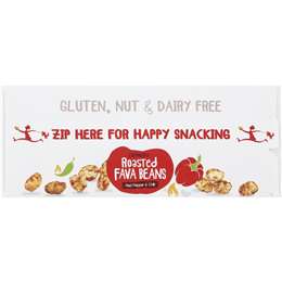 The Happy Snack Company Roasted Fava Beans Red Pepper & Chilli