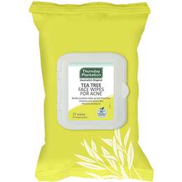 Thursday Plantation Tea Tree Face Wipes For Acne