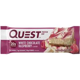 Quest White Chocolate Raspberry 60g