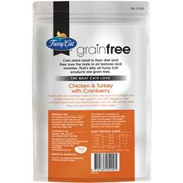 Fussy Cat Grain Free Adult Dry Cat Food Chicken & Turkey & Cranberries