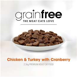 Fussy Cat Grain Free Adult Dry Cat Food Chicken & Turkey & Cranberries