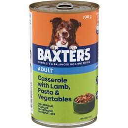 Baxter's Wet Dog Food Casserole Lamb, Pasta & Veg 700g