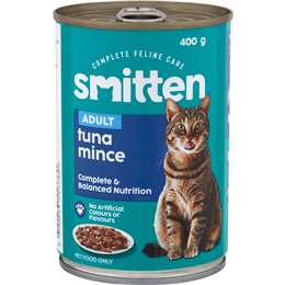 Smitten Wet Cat Food Tuna Mince 400g