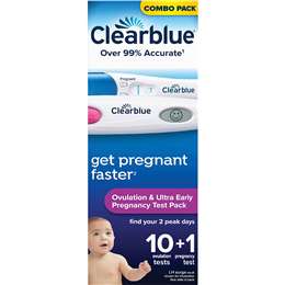 Clearblue Trying To Get Pregnant Kit 10 Ovulation & 1 Pregnancy Test