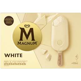 Magnum Ice Cream Sticks White