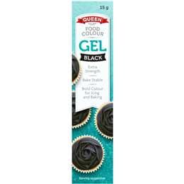 Queen Black Food Colour Gel