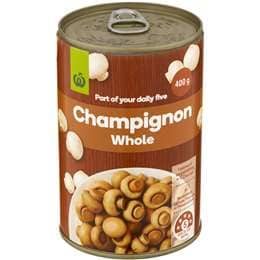 Woolworths Champignon Whole 400g
