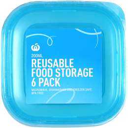 Woolworths Reusable Food Storage Container 200ml