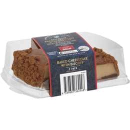 Woolworths Baked Cheesecake With Biscoff 2 pack