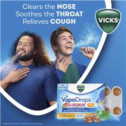 Vicks Xtra Strong Honey Menthol Lozenges 36 Pack | Woolworths