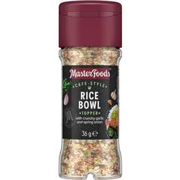 MasterFoods Cafe Style Rice Bowl Topper 36g