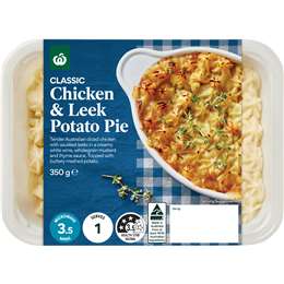 Woolworths Chicken & Leek Potato Pie