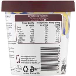 Haagen-dazs Vanilla Ice Cream Tub Ice Cream