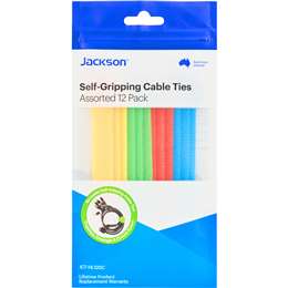 Jackson Self Gripping Cable Ties 12 Pack