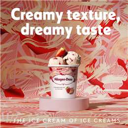 Haagen-dazs Strawberries & Cream Ice Cream Tub