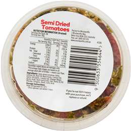 Woolworths Semi Dried Tomatoes & Herbs Prepacked