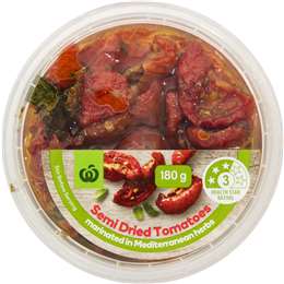 Woolworths Semi Dried Tomatoes & Herbs Prepacked
