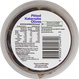 Woolworths Pitted Kalamata Olives In Balsamic Prepacked