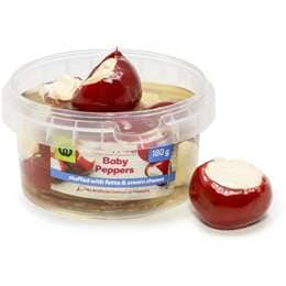 Woolworths Baby Pepper Bels Filled Fetta Prepacked