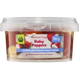 Woolworths Baby Pepper Bels Filled Fetta Prepacked