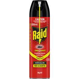 Raid One Shot Pest Surface Crawling Insects Spray Targetkill